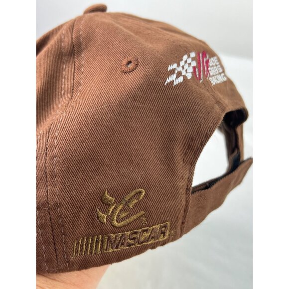 Kyle Busch #18 Joe Gibbs Racing Brown & Yellow NASCAR Adjustable Hat With M&Ms E - Picture 4 of 7